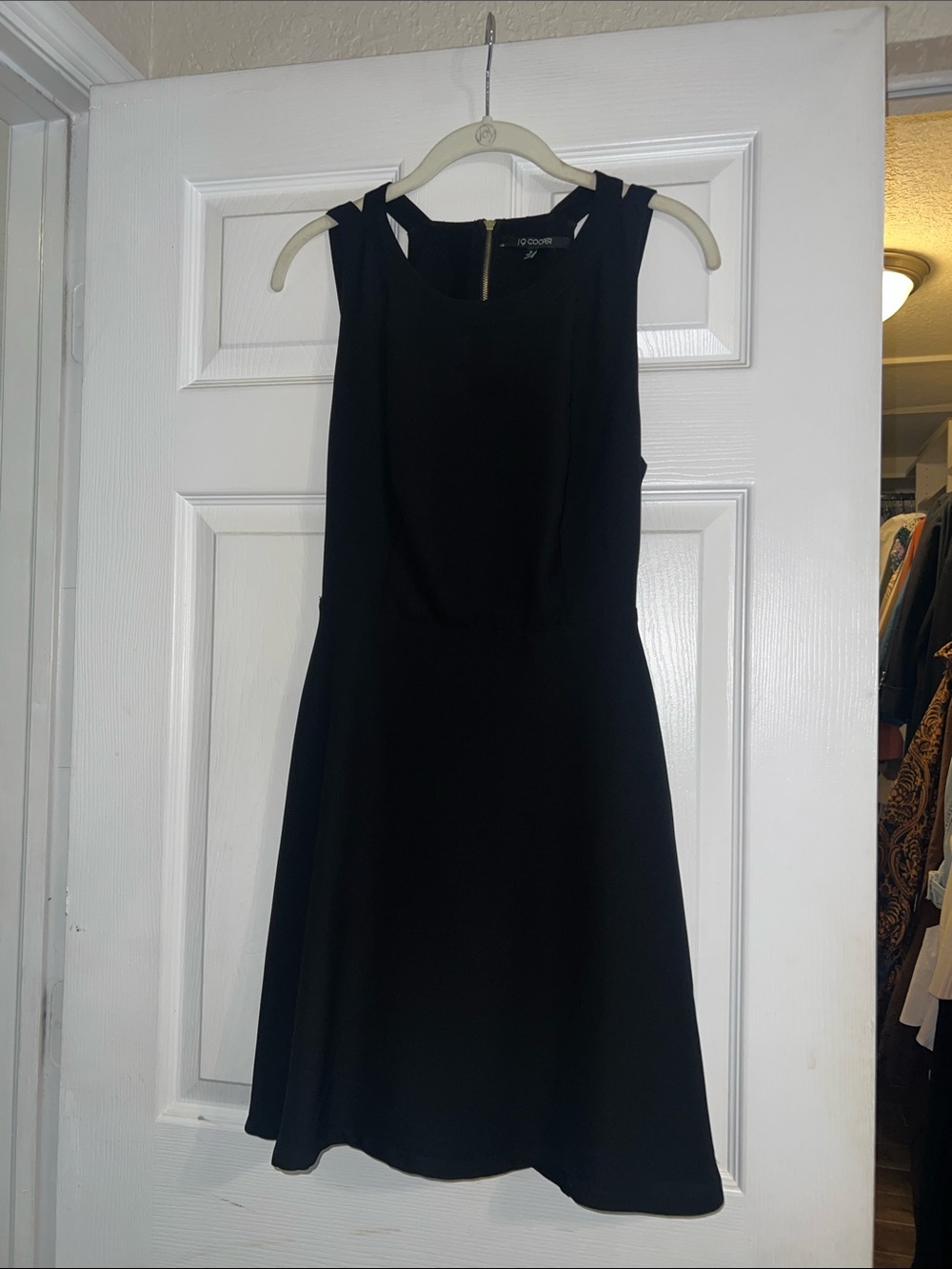 Black Sleeveless A-Line Dress